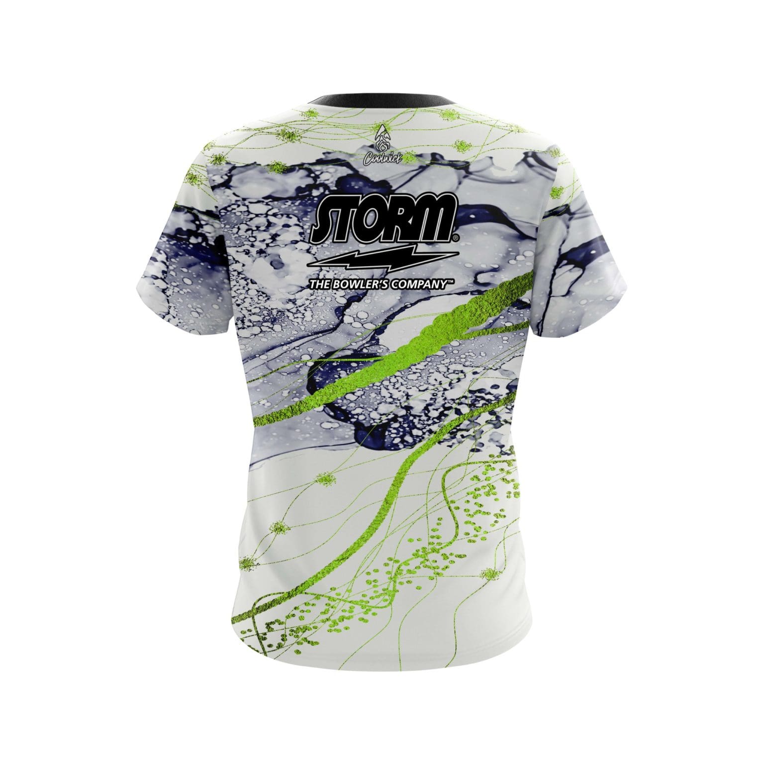 Storm Lime Green Granite PBA CoolWick Bowling Jersey - Coolwick Apparel