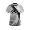 Motiv Wavy Black And White Swirl PBA CoolWick Bowling Jersey