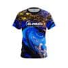 900 Global Blue Gold Liquid Marble PBA CoolWick Bowling Jersey
