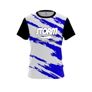 Athlete Bolt Blue CoolWick Bowling Jersey