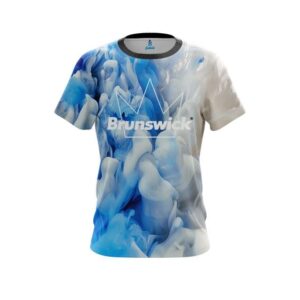 Brunswick Blue Cloud CoolWick Bowling Jersey