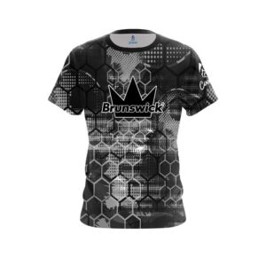 Brunswick Blackout Honeycomb CoolWick Bowling Jersey