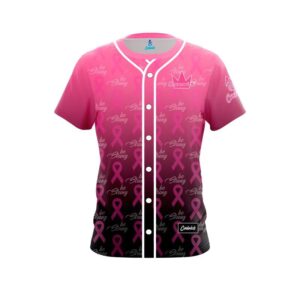 Brunswick Breast Cancer Baseball CoolWick Bowling Jersey