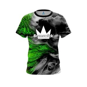 Brunswick Green Lava CoolWick Bowling Jersey