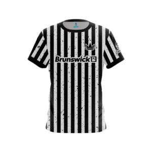 Brunswick Avalanche Black Grey CoolWick Bowling Jersey