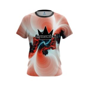 Peach Motion Vortex CoolWick Bowling Jersey