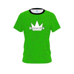 Brunswick Rising Green CoolWick Bowling Jersey