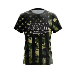 Camouflage Flag CoolWick Bowling Jersey