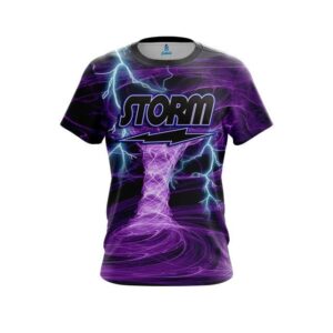 Electrical Tornado Purple CoolWick Bowling Jersey