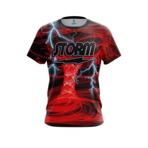 Electrical Tornado Red CoolWick Bowling Jersey