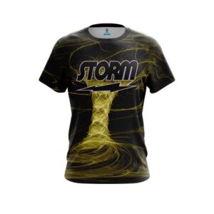 Electrical Tornado Yellow CoolWick Bowling Jersey