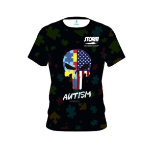 Autism Punisher CoolWick Bowling Jersey