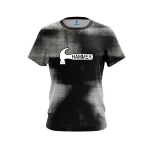 Hammer Canvas Black White CoolWick Bowling Jersey