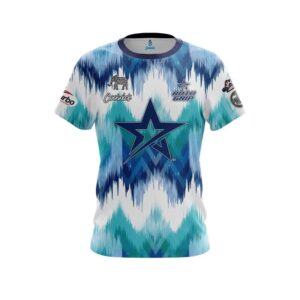 Roto Grip Jordan Richard Star Blue Teal Zig Zag Replica CoolWick Bowling Jersey