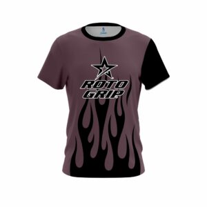 Eggplant Flaming CoolWick Bowling Jersey