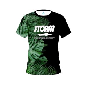 Jungle Leaves CoolWick Bowling Jersey