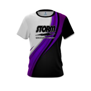 Purple Flutter CoolWick Bowling Jersey