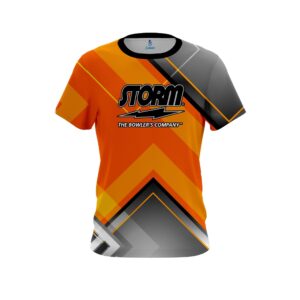 Orange Veneer CoolWick Bowling Jersey