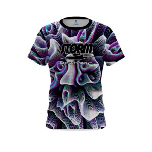 Black White Hallucinate CoolWick Bowling Jersey