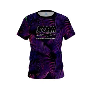 Purple Jungle CoolWick Bowling Jersey
