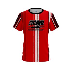 Red Landslide CoolWick Bowling Jersey