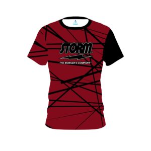 Distracted Scarlet CoolWick Bowling Jersey