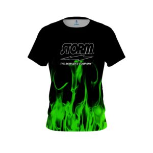 Green Flame CoolWick Bowling Jersey