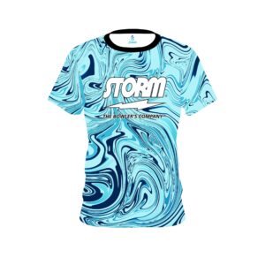 Blue Hallucinate CoolWick Bowling Jersey