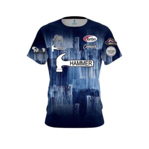 Hammer Jordan Richard Blue Paint Replica CoolWick Bowling Jersey