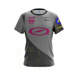 Storm Josie Barnes Grey Yellow Flowers Replica CoolWick Bowling Jersey
