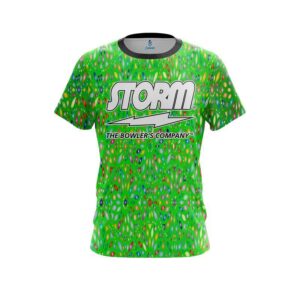 Kaleidoscope Lime CoolWick Bowling Jersey