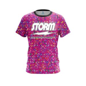 Kaleidoscope Pink CoolWick Bowling Jersey