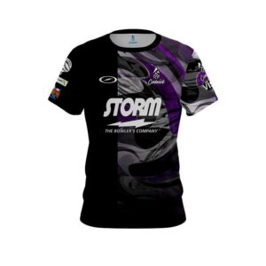 Storm Kyle Troup Purple Fish CoolWick Bowling Jersey