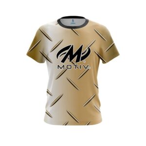 Gold Diamond Plate CoolWick Bowling Jersey