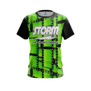 Movie Reel Green CoolWick Bowling Jersey