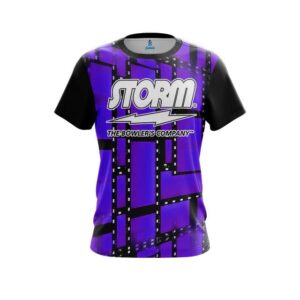 Movie Reel Purple CoolWick Bowling Jersey