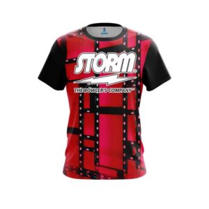 Movie Reel Red CoolWick Bowling Jersey