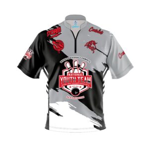 Storm Grey White Black NYTBC Gratitude CoolWick Bowling Jersey