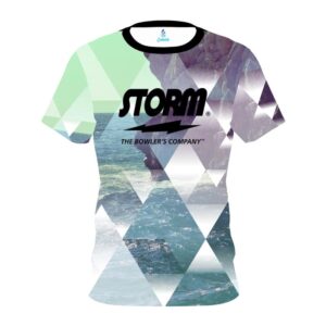 Geometric Ocean CoolWick Bowling Jersey