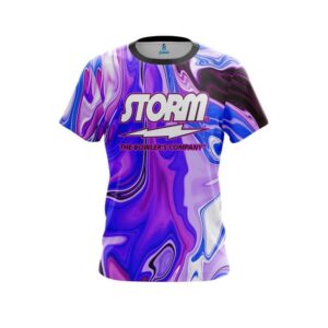 Paint Swirls CoolWick Bowling Jersey