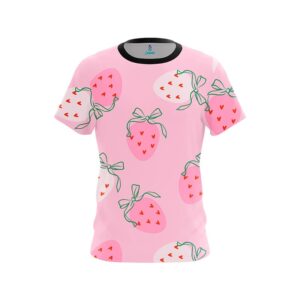 Lovey Dovey Strawberries CoolWick Bowling Jersey