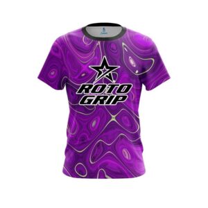 Psychedelic Purple Flow CoolWick Bowling Jersey
