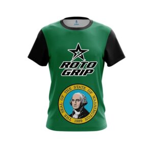 Washington flag CoolWick Bowling Jersey