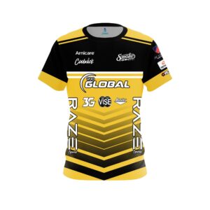 900 Global Sean Rash Gold Arrow Replica CoolWick Bowling Jersey