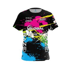 900 Global Sean Rash Paint Splatter Replica CoolWick Bowling Jersey