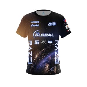 900 Global Sean Rash Worldwide Globe Replica CoolWick Bowling Jersey