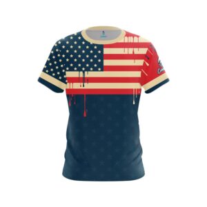 Patriotic Drip CoolWick Bowling Jersey