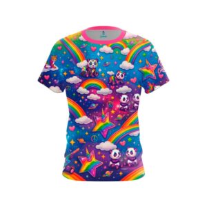 Rainbow Pandas CoolWick Bowling Jersey