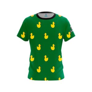 Green Rubber Duck CoolWick Bowling Jersey