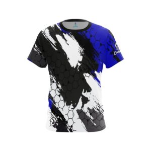Blue Hexagram CoolWick Bowling Jersey